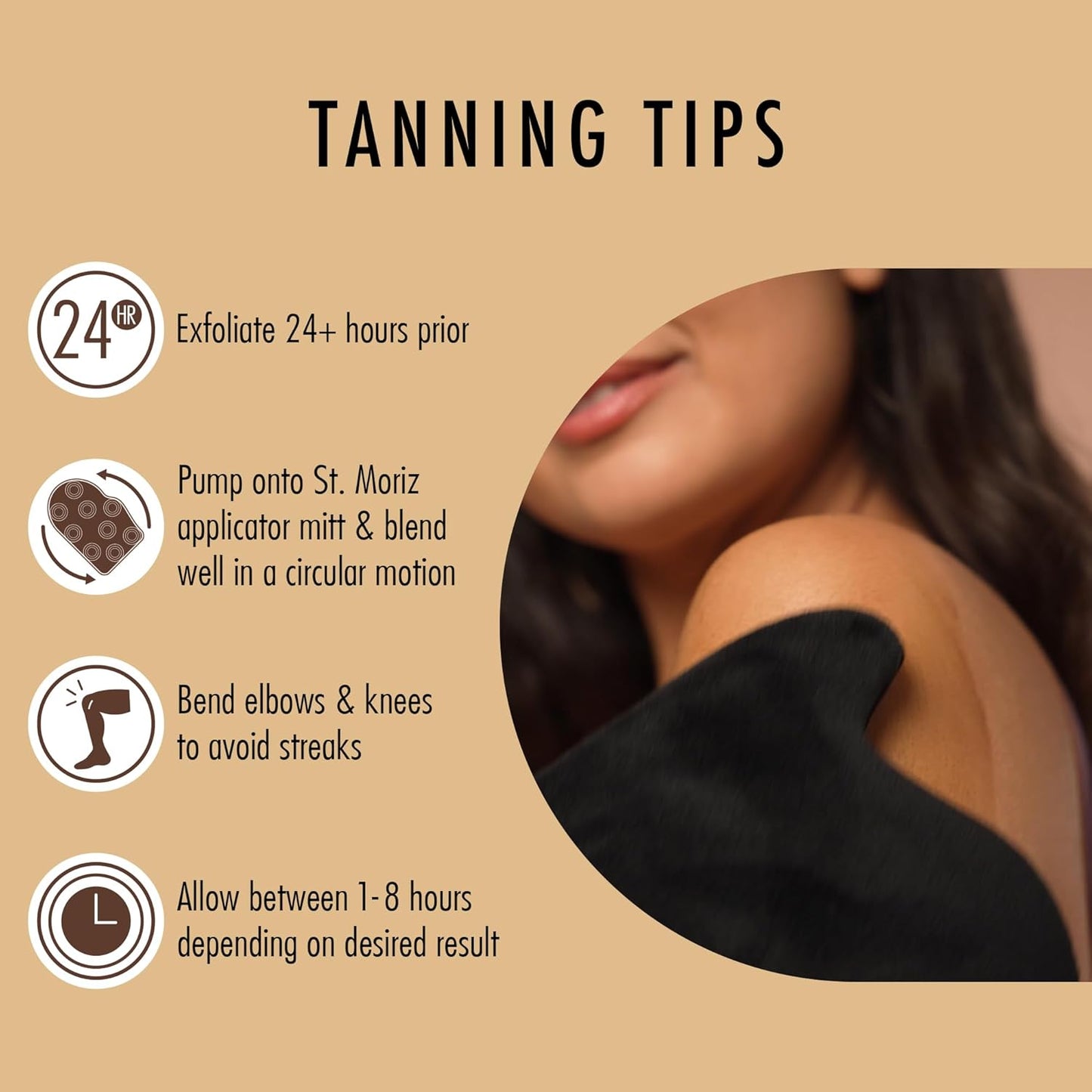 St Moriz Advanced Self Tanner Mousse - Ultra Dark Instant Tanning Foam with Mitt & Hydrating Ingredients (7.78 fl oz)