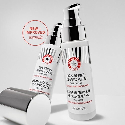 First Aid Beauty - Retinol Complex Serum with Peptides for Sensitive Skin | Reduces Lines & Wrinkles, 1 oz