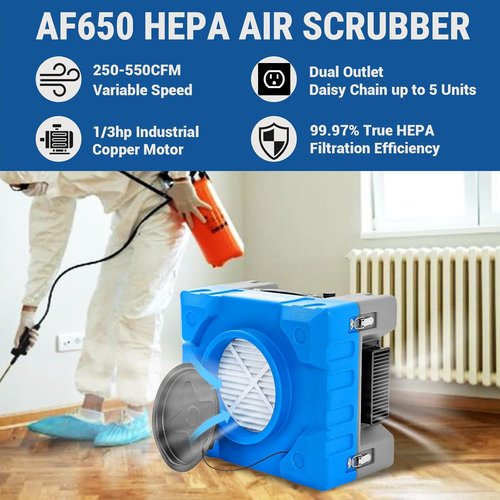 MOUNTO Water Damage Restoration Combo - 12 Air Movers, 2 Air Scrubbers & 2 LGR Dehumidifiers