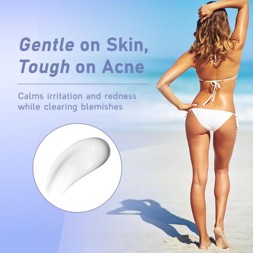 Regine Switzerland Butt Acne Clearing Treatment - Maximum Strength Body Cream for Back & Thighs | Foaming Cleanser for Men & Women