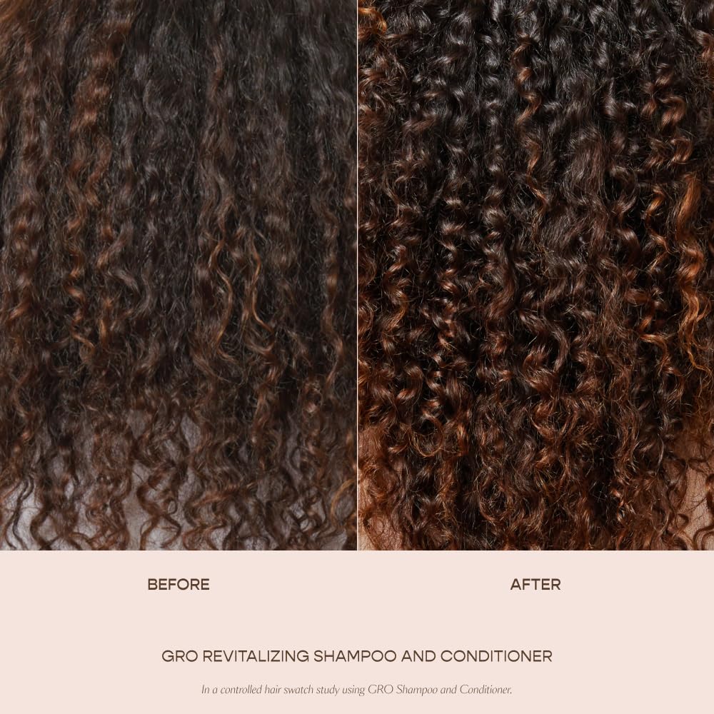 VEGAMOUR GRO Revitalizing Shampoo - Thicker, Fuller Hair Formula with Vegan Keratin | Sulfate-Free, Natural Citrus Scent