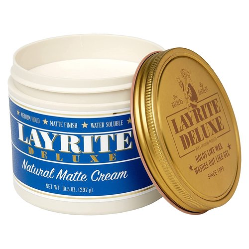 Layrite Natural Matte Cream - 10.5 Oz | Achieve Effortless Style with Flexible Hold