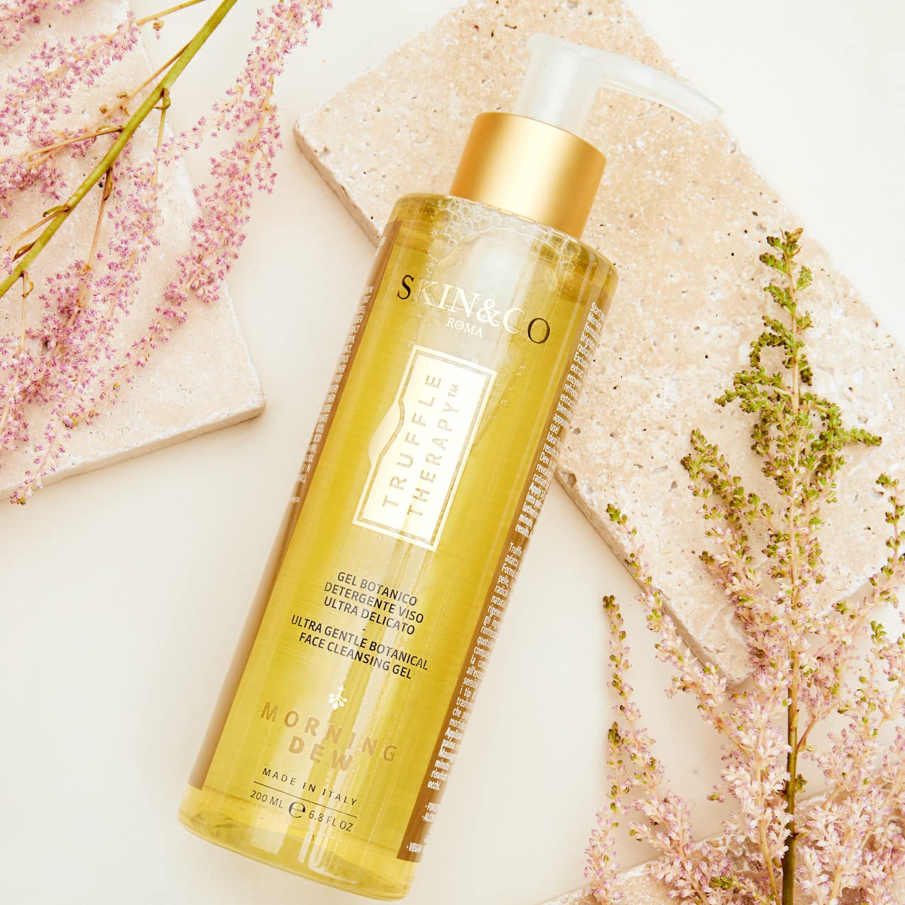SKIN&CO Roma Truffle Therapy Face Cleansing Gel - Gentle Cleanser for Radiant Skin | 6.8 Fl Oz