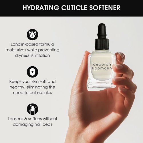 Deborah Lippmann Cuticle Remover - Gentle Cuticle Softener for Nail Care | 0.5 Fl Oz