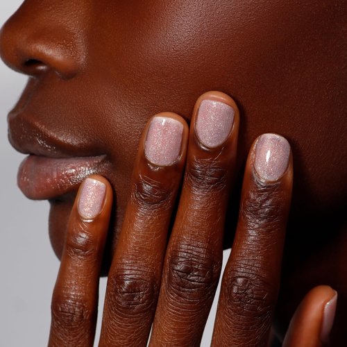 LONDONTOWN UV/LED Gel Nail Polish - Long-Lasting, Chip-Resistant High Shine | Nude & Brown, 0.4 Fl Oz