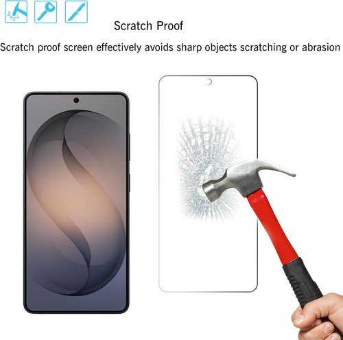 Ailun Glass Screen Protector for Galaxy S26 Ultra - 3-Pack + 2-Pack Camera Lens | Ultra Clear, Anti-Scratch, 0.25mm