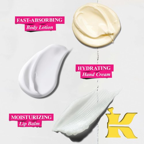 Kiehl's Body Care Routine Gift Set - Moisturizing Hand Lotion, Body Cream & Lip Balm | $75 Value for Dry Skin