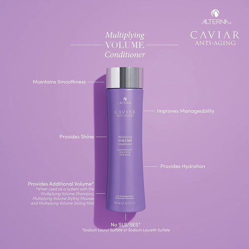 Alterna CAVIAR Anti-Aging Volume Conditioner - Instantly Boosts Thickness for Fine Hair | Sulfate Free