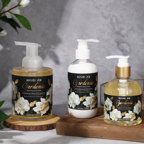 ROMIIE ZOI Daily Hand & Body Lotion - Moisturizing Shea Butter in Gardenia Scent | 236 ML / 8 FL OZ