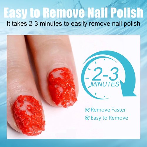 Quick Gel Nail Polish Remover - Effortless 3-Minute Removal Without Soaking | 15ml, 2-Pack