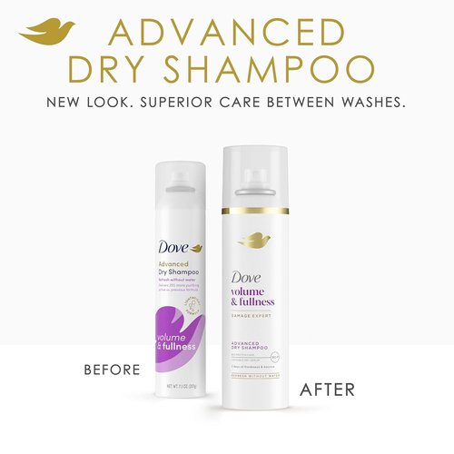 Dove Dry Shampoo Spray - Refreshing Volume & Fullness, Absorbs Oil, 5 oz (2-Pack)