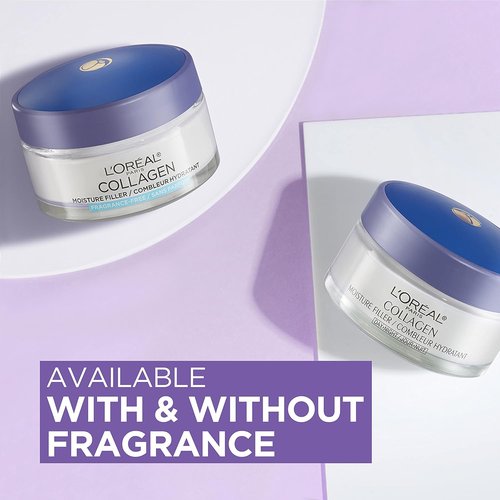 L'Oreal Paris Collagen Face Moisturizer - Reduce Wrinkles, Fragrance-Free, 1.7 oz