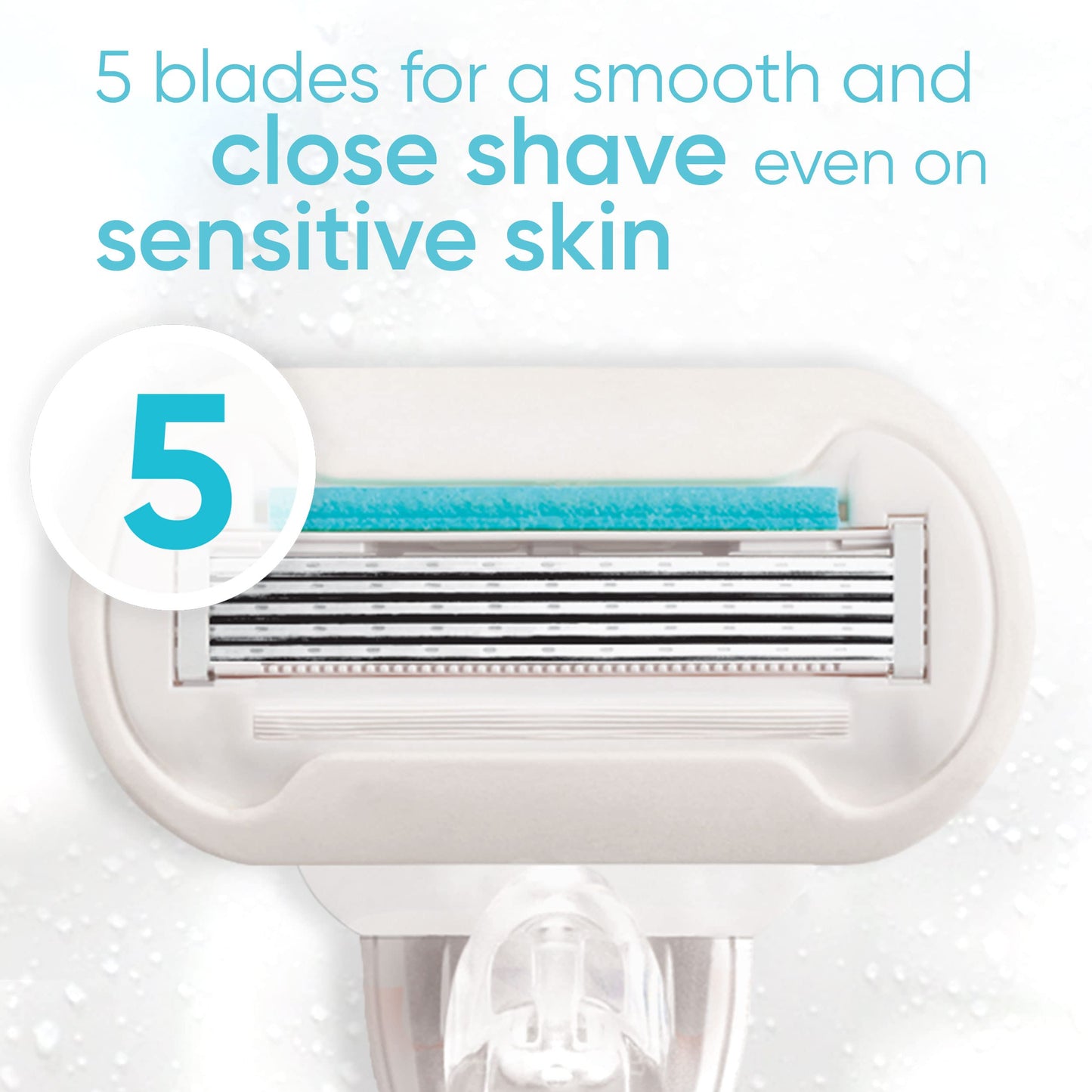 Gillette Venus Extra Smooth Sensitive Womens Razor Blade Refills, 6 Count, Designed for Women with Sensitive Skin
