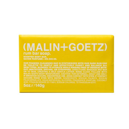 MALIN+GOETZ Rum Bar Soap - Triple-Milled Cleansing Bar with Glycerin | Hydrates & Softens Skin (5 oz.)