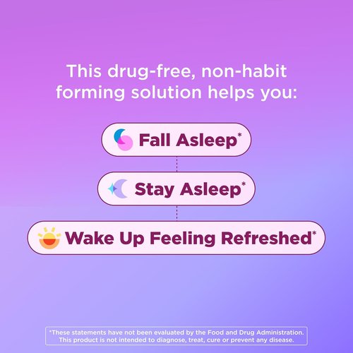 OLLY Sleep Gummy - Sleep Support Supplement with 3 mg Melatonin & L-Theanine | Blackberry Zen Flavor, 70 Count