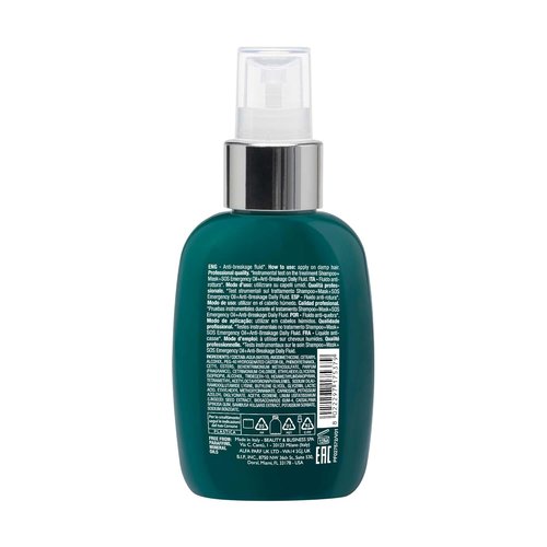 ALFAPARF MILANO Semi Di Lino Reconstruction Daily Fluid - Anti-Breakage Hair Treatment | Heat Protection & Shine - 4.23 oz