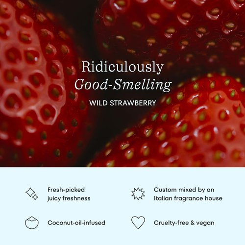 Cocofloss Expanding Woven Dental Floss by Cocolab, Waxed Tooth Floss for Daily Oral Care, Coconut Oil Infused, Vegan, for Adults and Kids, Strawberry Scent