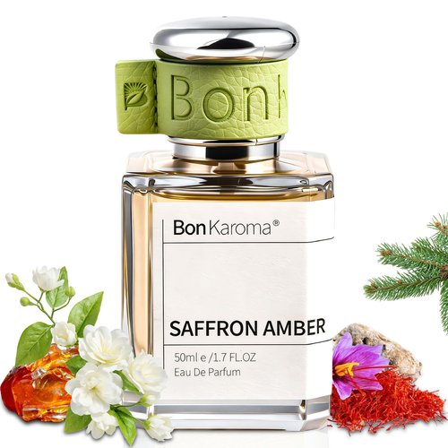 Saffron Amber Eau de Parfum | Long-Lasting Woody Oriental Scent for Women | 1.7 oz Elegant Spray