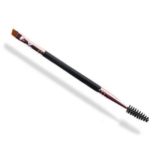 Existing Beauty Dual-Ended Eyebrow & Lash Tint Brush - Angled Tip & Spoolie Comb for Henna