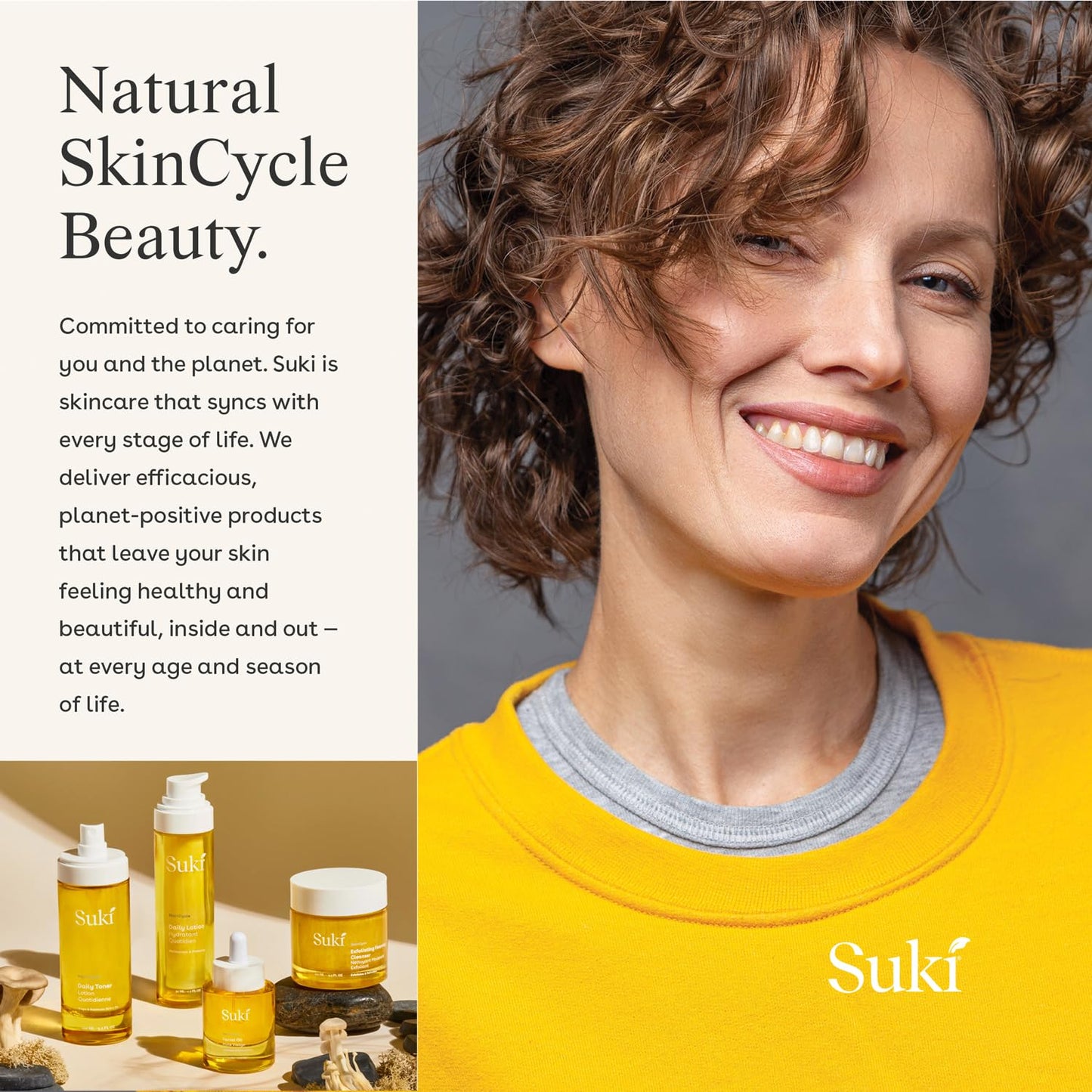 Suki Cleansing Oil - Makeup Remover & Facial Cleanser | Hydrates Skin & Prevents Breakouts - 4 Fl Oz