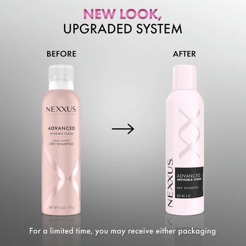 Nexxus Dry Shampoo - Refreshing Formula for Oily Hair | Advanced Invisible Clean, 5 oz