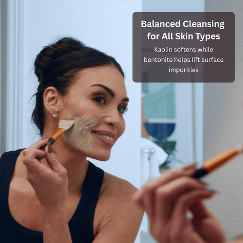 Amish Farms Clay Face Mask - Kaolin Bentonite Mud for Oily Skin | Deep Pore Cleansing Treatment, 16 oz