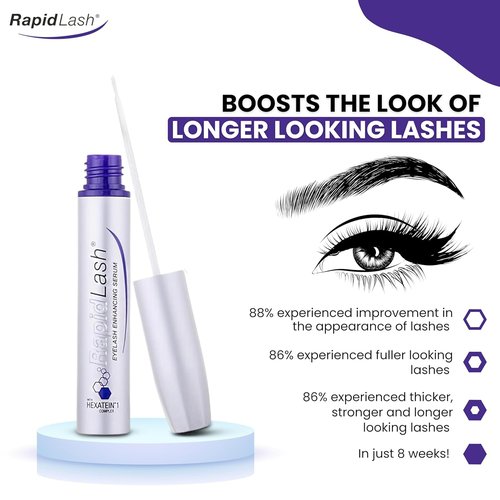 RapidLash Eyelash Enhancing Serum - Hydrating Lash Conditioner with HEXATEIN 1 Complex - 3 mL / 0.1 fl oz