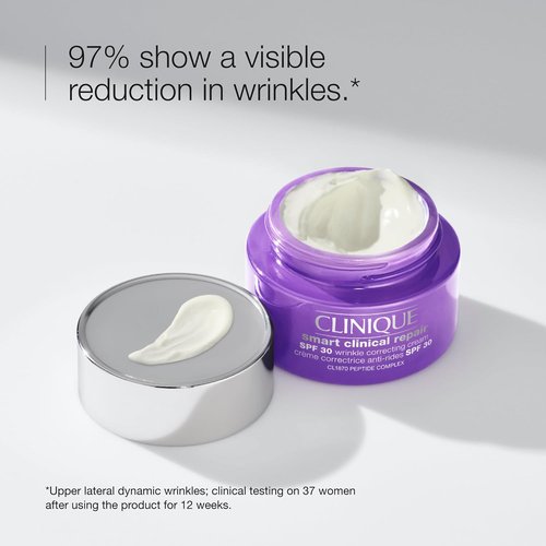 Clinique Smart Clinical Repair Cream - SPF 30 Wrinkle Correction with Peptides & Hyaluronic Acid | Protect & Repair
