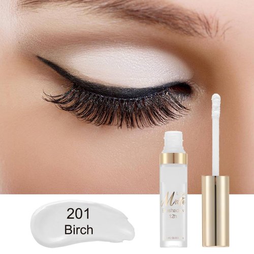 MAEPEOR Matte Liquid Eyeshadow - 8 Colors | Long-Lasting, Waterproof & Creamy Formula (P01 Birch)