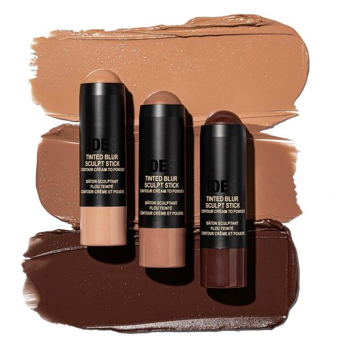 Nudestix Tinted Blur Sculpt Stick - Cream-to-Powder Matte Contour for Natural Definition | Lightweight, Vegan Makeup