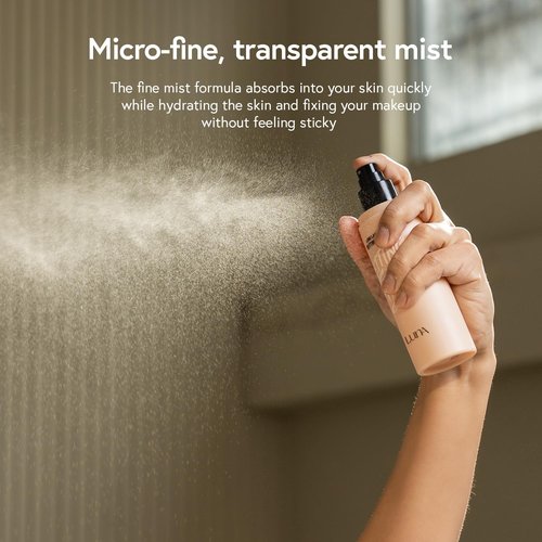 LUNA Setting Fixer Spray - Long Lasting, Weightless Micro-Fine Mist, Natural Finish, 3.3 fl oz