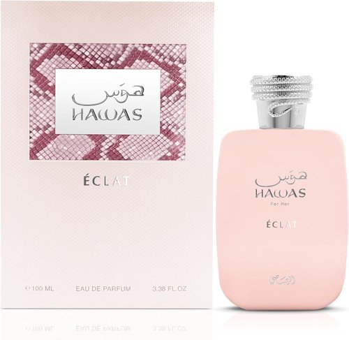 Rasasi Hawas Eclat for Women Eau de Parfum Spray, 3.4 Ounce