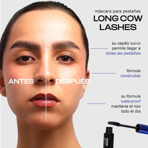 SARELLY Mascara Kit - Waterproof Volume & Gentle Eye Makeup Remover | Vegan & Cruelty-Free | 3-Pack