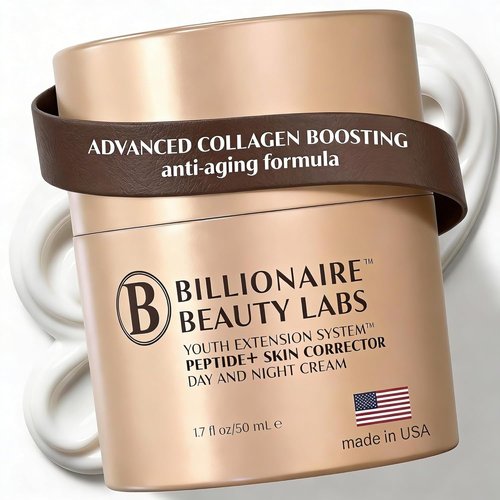 Regine Switzerland Peptide & Collagen Cream - Firming Anti-Aging Moisturizer for Face & Neck - 1.7 fl oz