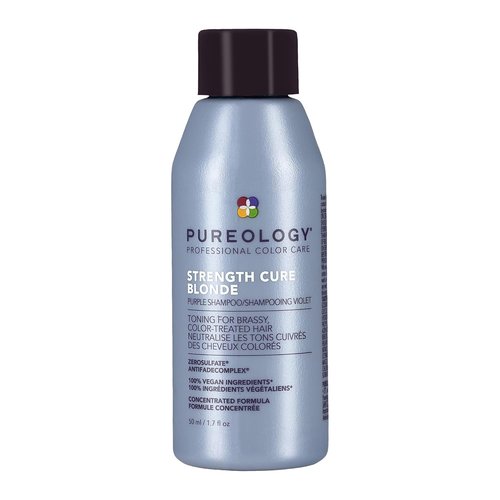 Pureology Strength Cure Blonde Purple Shampoo - Tones & Fortifies Blonde Hair, Sulfate-Free & Vegan