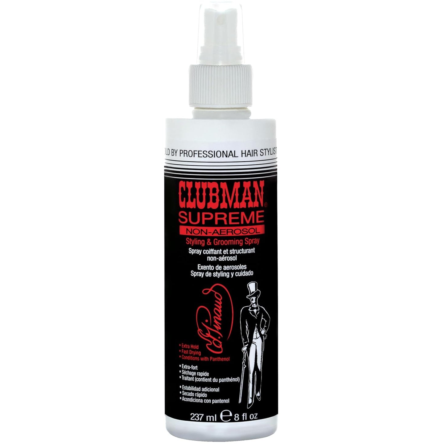 Clubman Supreme Hairspray - Extra Hold Styling & Grooming Spray for Men, 8 fl oz