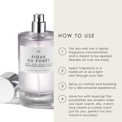 Le Monde Gourmand Sel Océan Hair & Body Perfume Mist - 3.4oz (100ml) - Honeysuckle, Muguet and Pink Sea Salt Fragrance Notes
