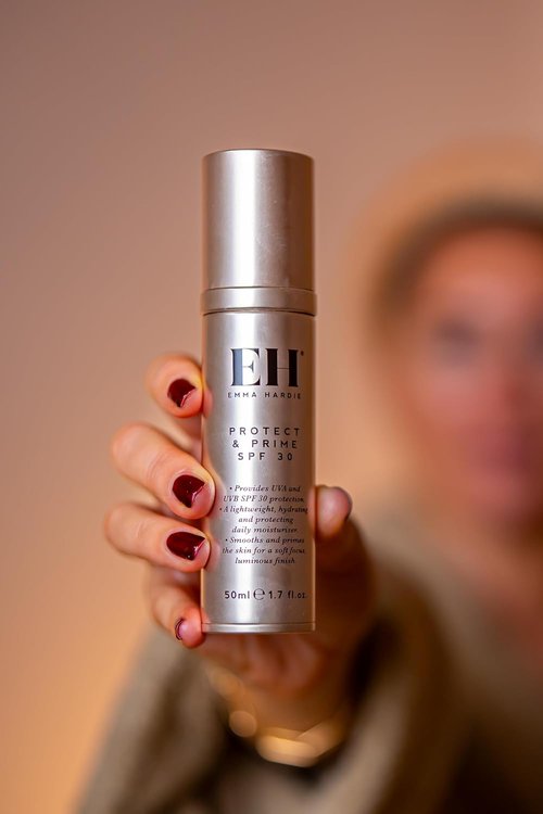 Emma Hardie Protect & Prime SPF 30 - Moisturizer & Sunscreen with Vitamin E for Daily Use