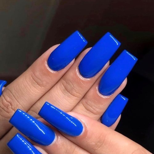 DND Gel Polish Set - Blue Collection | UV/LED Gel & Air Dry Nail Lacquer Duo, 0.5 Fl Oz Each