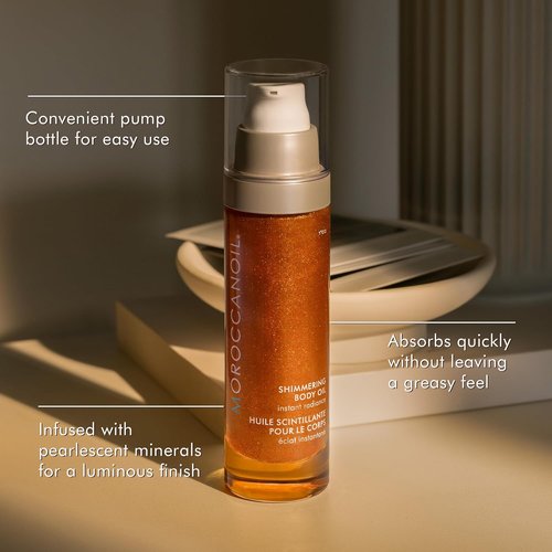 Moroccanoil Shimmering Body Oil - Luxurious Glow & Hydration | 1.7 Fl. Oz.