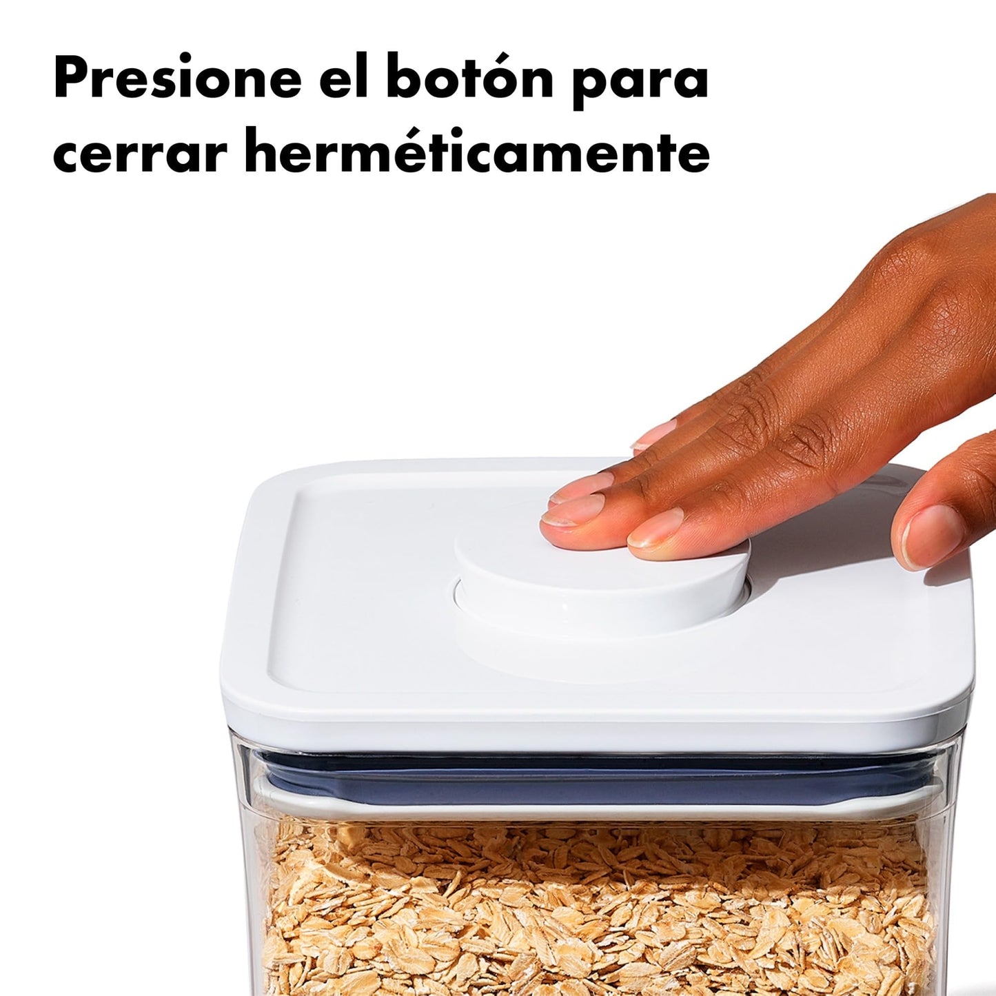 OXO Good Grips POP Container - Airtight Food Storage - Small Square Tall 2.3 Qt Ideal for spaghetti, linguini and lasagna