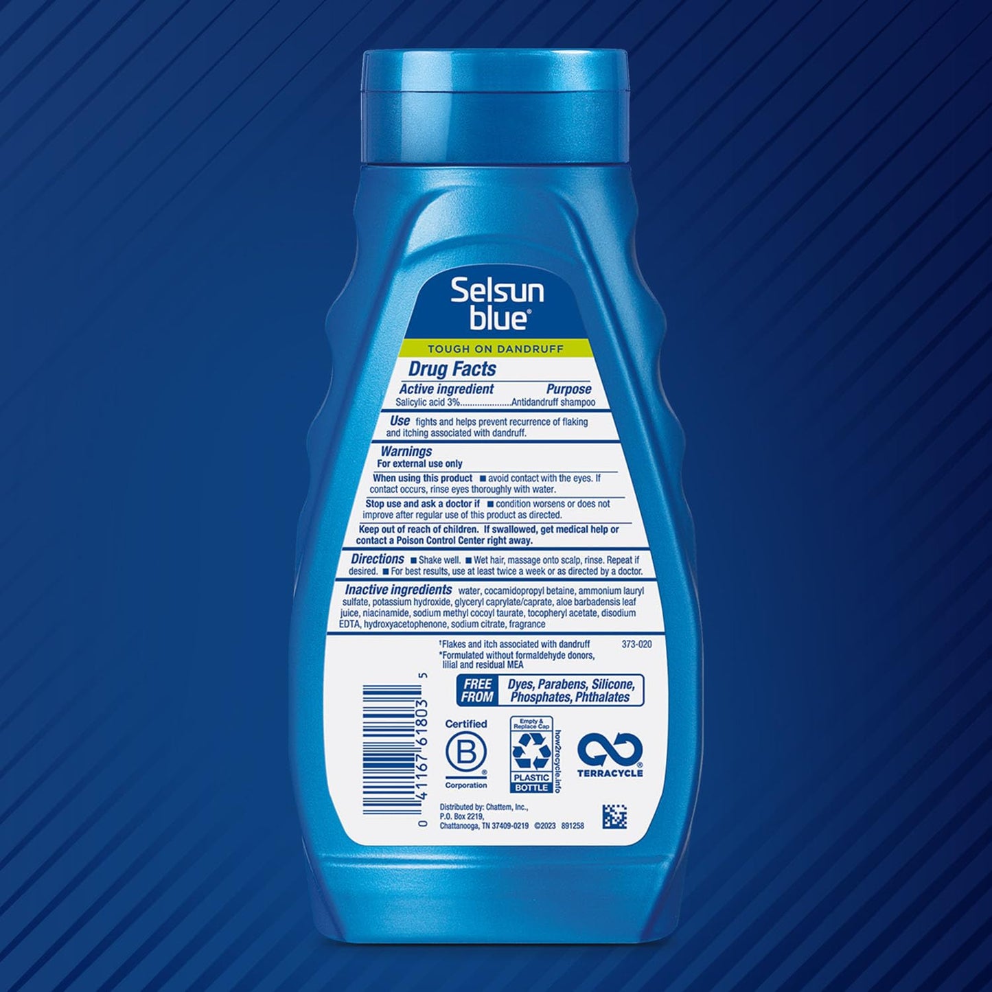 Selsun Blue Naturals Anti-Dandruff Shampoo - Extra-Hydrating Formula with Vitamins B5 & E | 11 fl. oz.