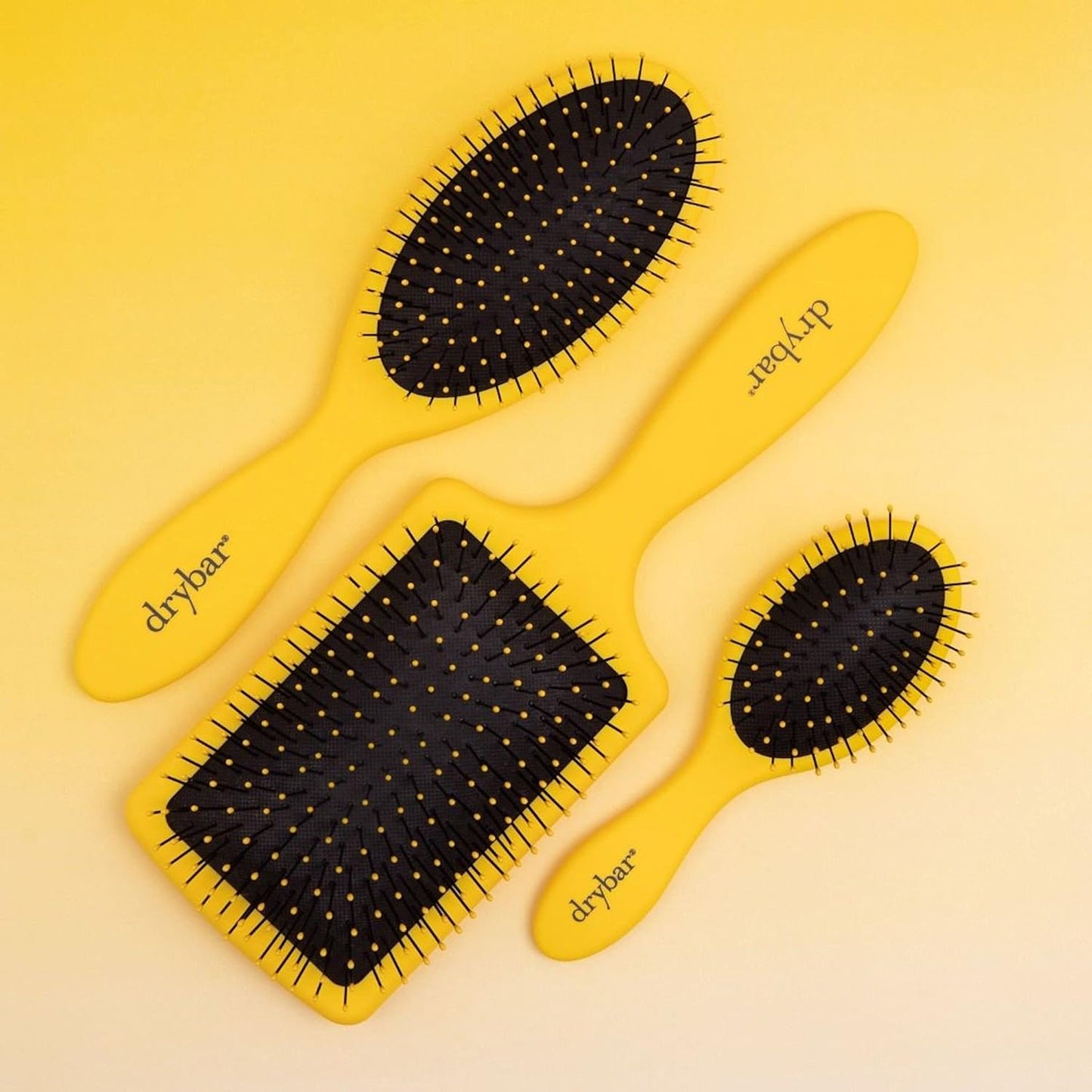 Drybar Lil' Lemon Drop Mini Detangling Brush - Effortless Tangle Removal | Compact Design