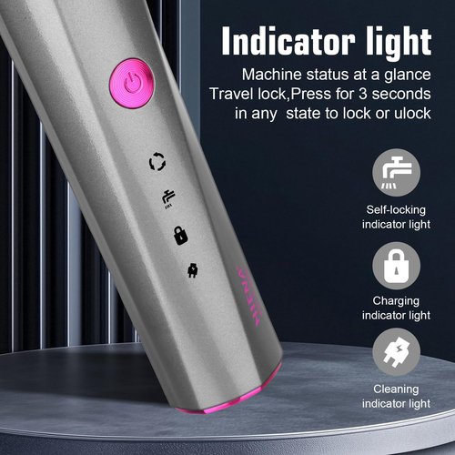 HIENA PRO Beard Trimmer - 3-in-1 Cordless Grooming Kit for Men | Rechargeable Facial, Ear & Nose Clippers