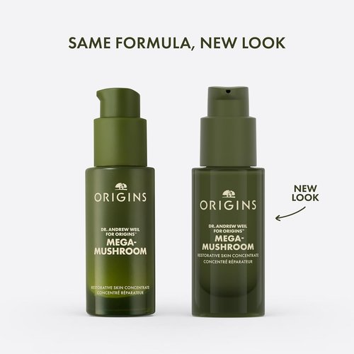 Origins Mega-Mushroom Restorative Serum - Visibly Reduces Redness & Strengthens Skin Barrier | 1 Fl Oz