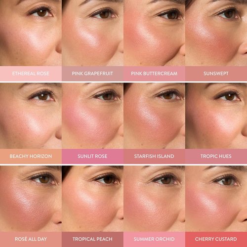 Laura Geller New York Baked Blush-N-Brighten - Marbleized Satin Finish Blush - Tropic Hues