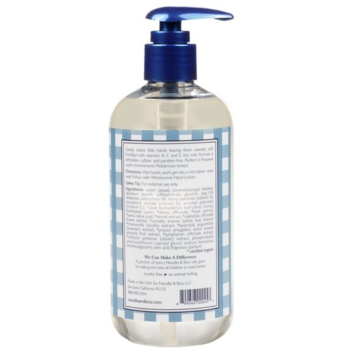 Noodle & Boo Gentle Soap-Free Hand Wash for Babies | Healthy & Safe Cleansing