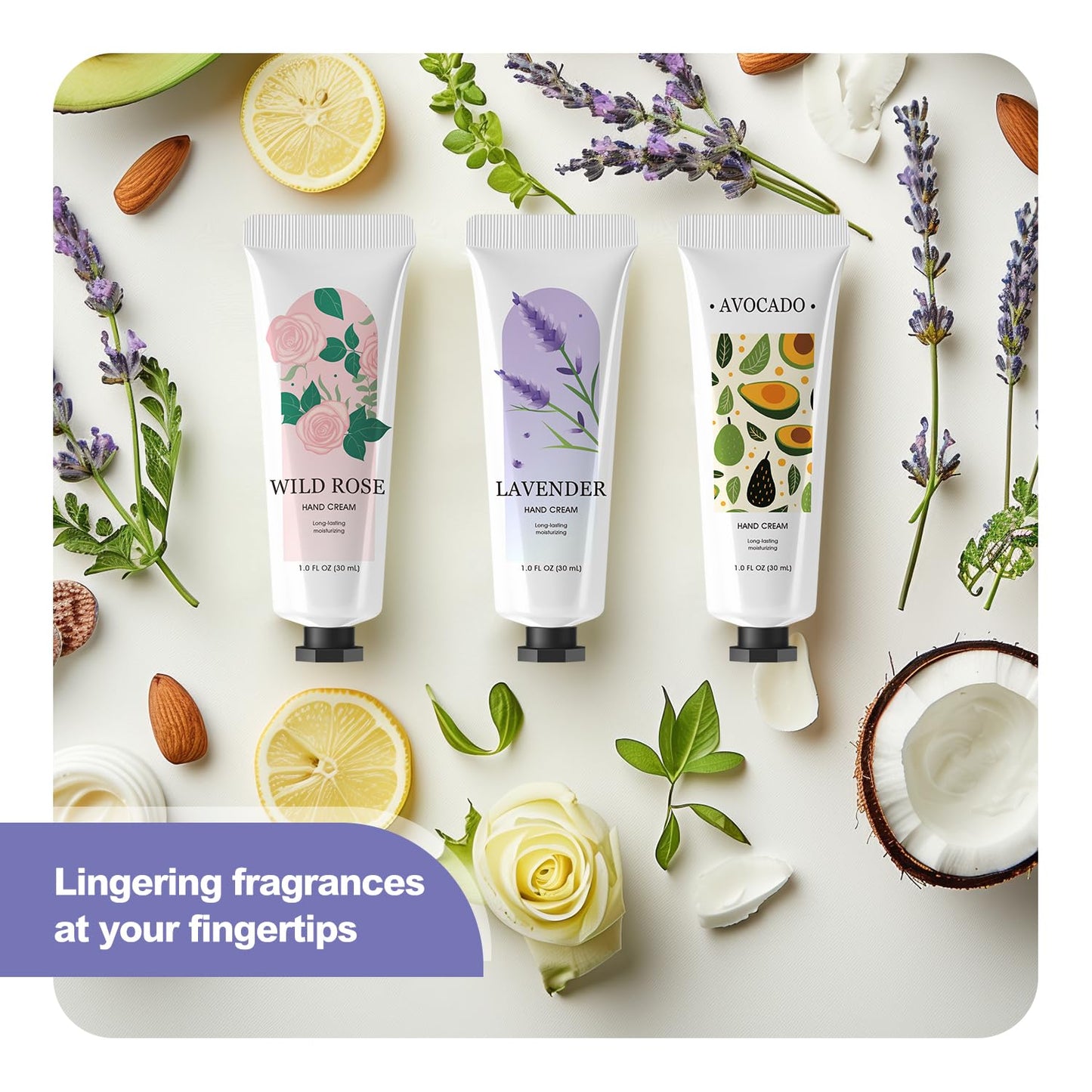 Spa Luxetique Hand Cream Set - 20 Pack Travel Size Mini Lotions for Dry Hands | Perfect Gifts for Moms & Bridesmaids (1.0 oz Each)