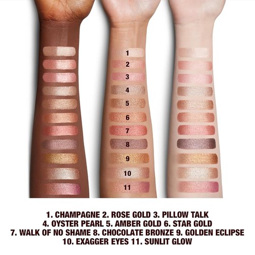 Charlotte Tilbury Eyes to Mesmerize Cream Eyeshadow - Long-Lasting Metallic Formula with Vitamin E - Water-Infused, Crease-Resistant Wear