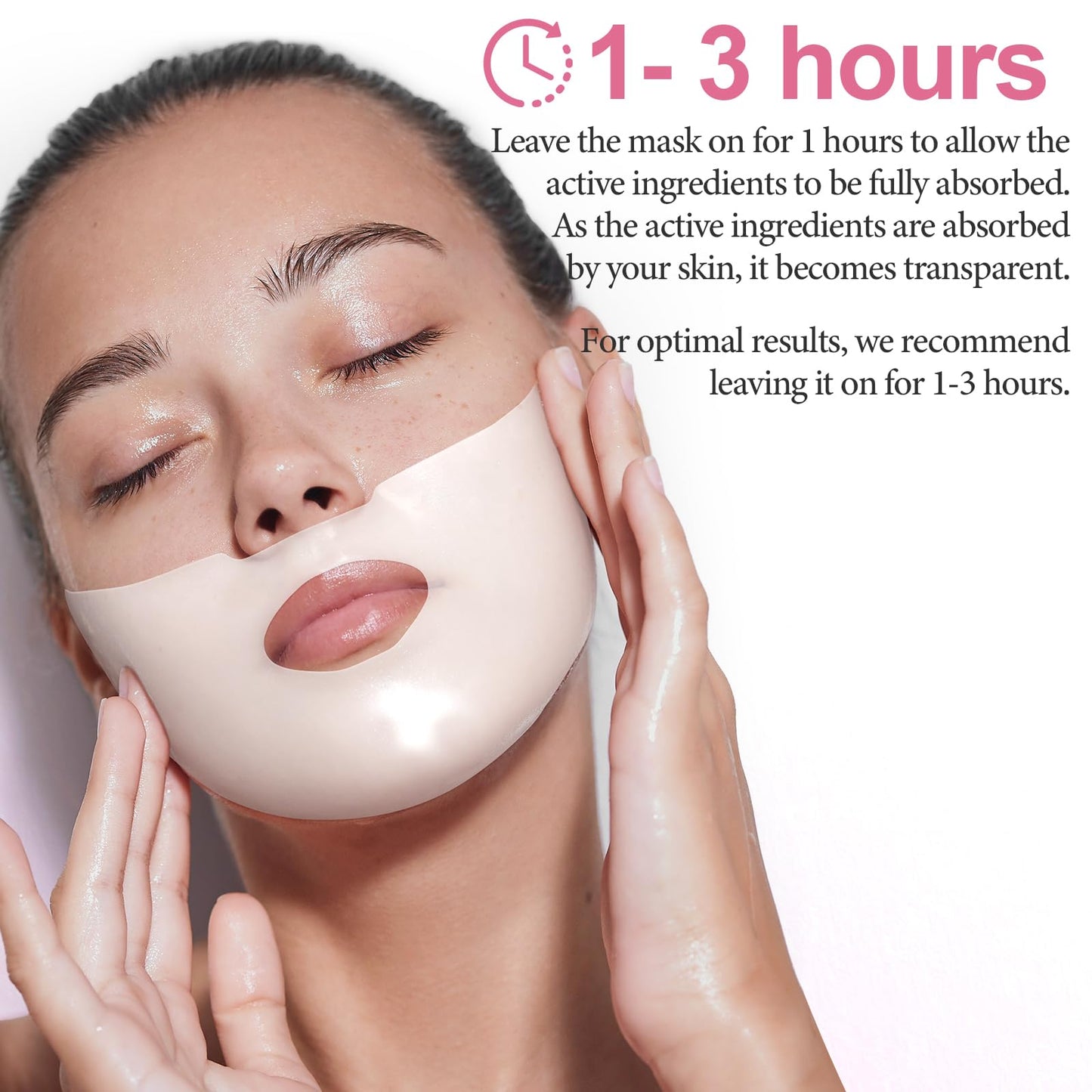ulluxe Deep Collagen Face Mask, Bio-Collagen Overnight Facial Mask, Hydrating Firming Anti-Aging and Moisturizing, Korean Skincare Masks, Stocking Stuffers for Women & Teen Girls, 37g, 4ea